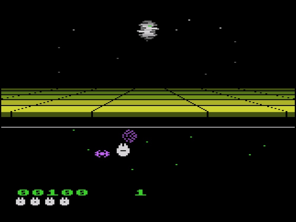 Gameplay of Star Wars: Return of the Jedi - Death Star Battle for Atari 5200
